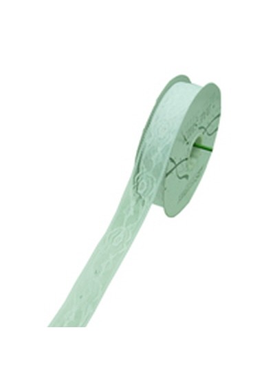 장미레이스리본3.5cm(화이트)