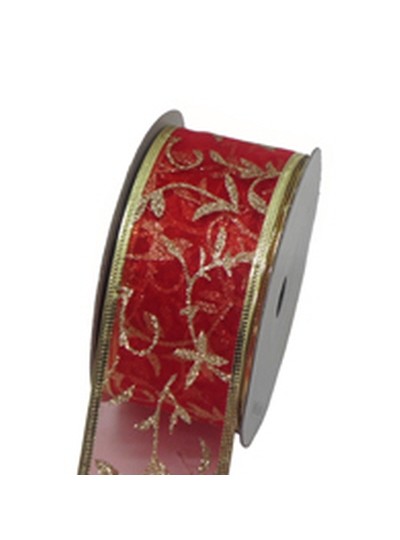 펄낚시오간디리본5cm(빨강)