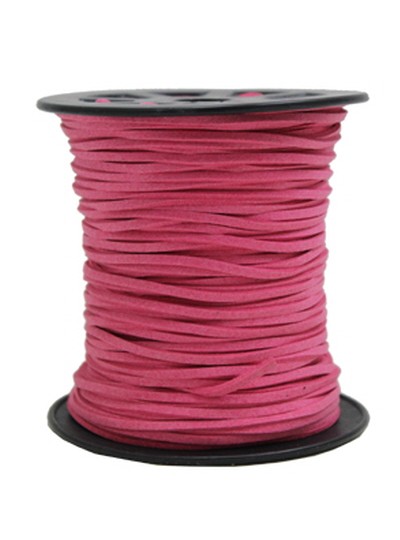 가죽끈리본(중핑크)100yd