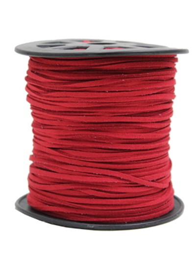 가죽끈리본(빨강)100yd