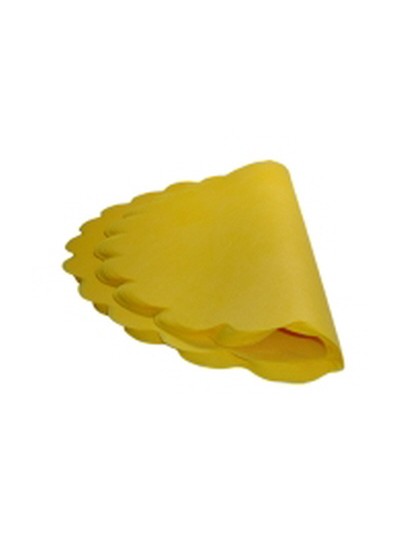 접시부직포포장지(노랑)50장