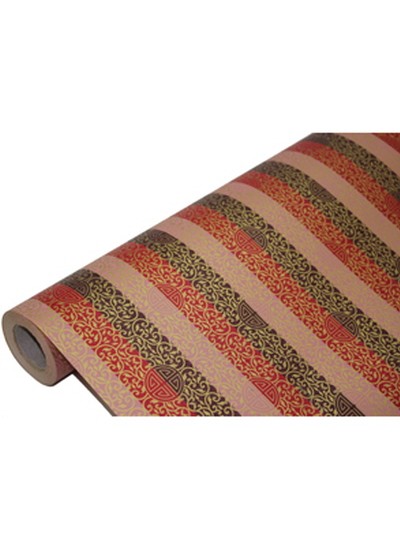 종이롤당초색동포장지(적색)