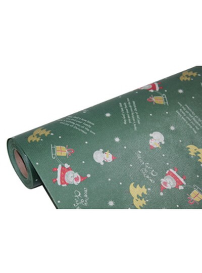 종이롤포장지x-mas(카키)