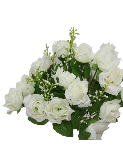 장미안개부쉬조화(크림)