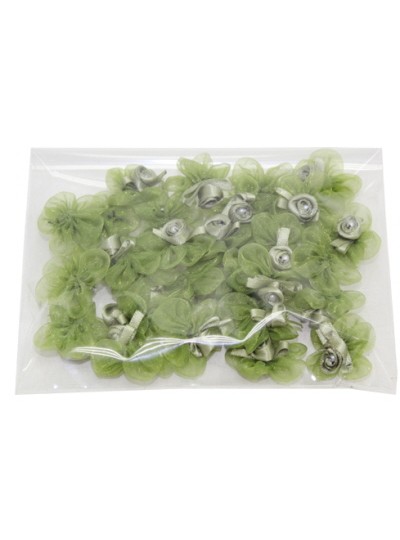 포인트장미리본(30개)카키