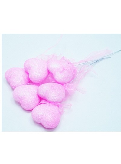 하트픽(핑크)6개