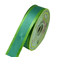 골직리본3.5cm(카키/연두))