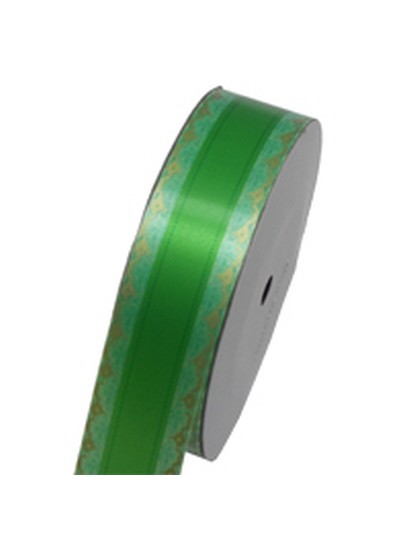 무늬수지리본3cm(카키)10개