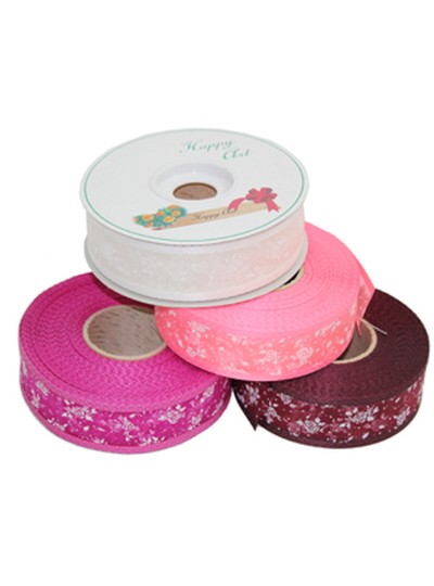 장미오간디리본3.5cm(꽃핑크)