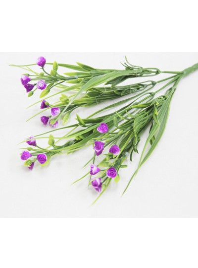 잎장미부쉬조화(체리핑크)