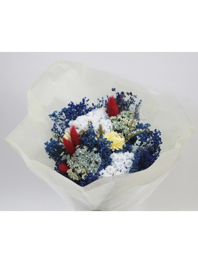 드라이플라워믹스다발(블루)