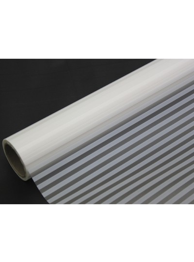 플로드롤굵은스트라이프포장지(화이트)25M