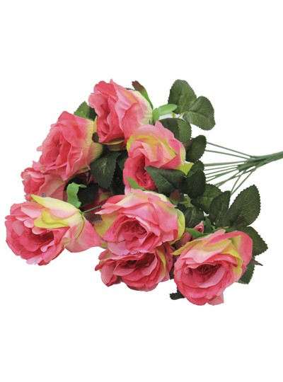 엔틱장미부쉬조화(복합진핑크)