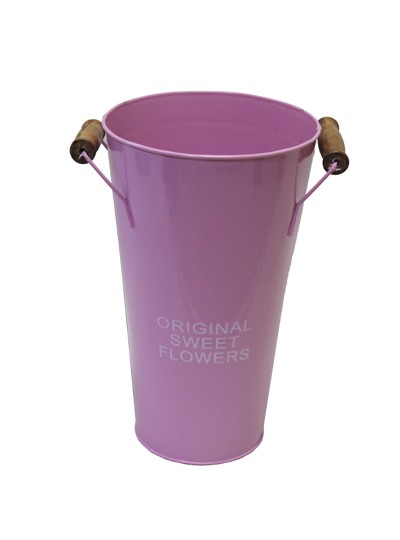 양손칼라철재바구니中(핑크)