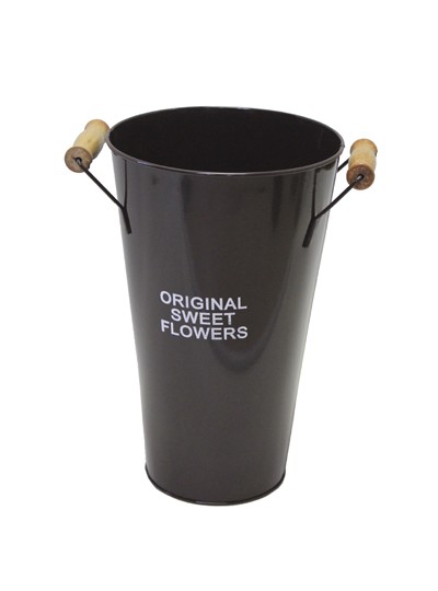 양손칼라철재바구니中(밤색)