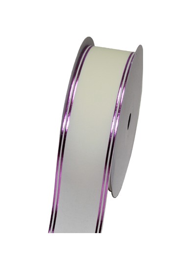 레인공단리본무광4.5cm,6.5cm(아이보리/꽃핑크)40yd