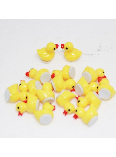 장식오리(16개)2cm스티커부착