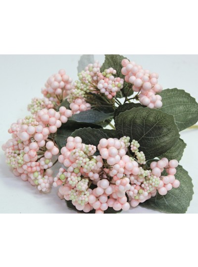 거품열매조화(연핑크)6줄기