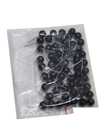 검정진주핀(퐁퐁눈)(60개)6R