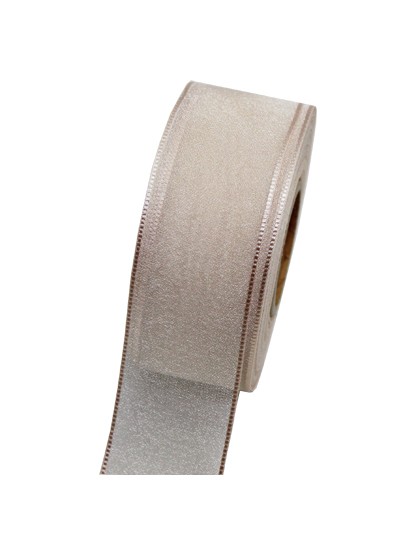 이면샤오간디리본3.5cm(베이지)50yd