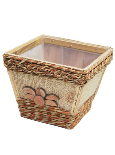 목초화바구니(16cm*16cm*12.5cm)