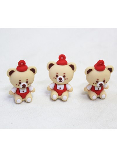 장식미니어쳐(곰)3개(3.2cm*4.5cm)