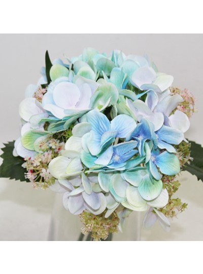 수국믹스번들조화(하늘)10줄기