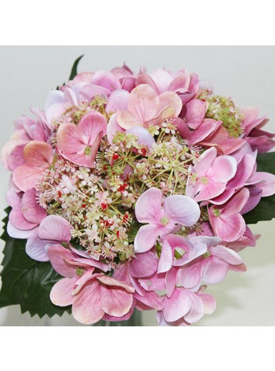 수국믹스번들조화(와인)10줄기