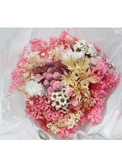 드라이플라워믹스다발(IT핑크)