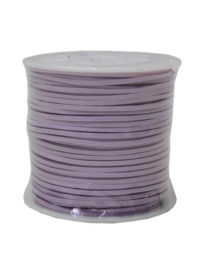 가죽끈리본(연보라)100yd