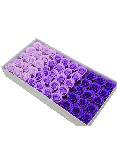 비누장미혼합엘레강스후레쉬(보라계열)50개