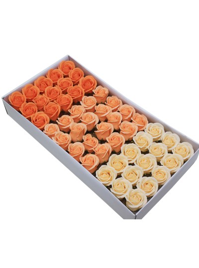 비누장미혼합엘레강스후레쉬(오렌지계열)50개