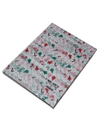 색화지8절포장지(크리스마스)