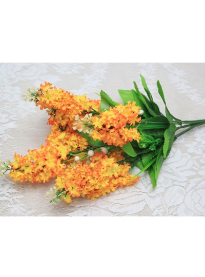 히야신스 조화小(노랑)총길이41cm