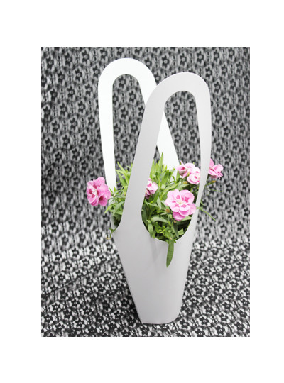 초화캐리어(10개)화이트