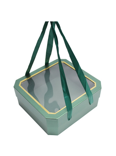 직사각 과일,꽃박스(2p)카키