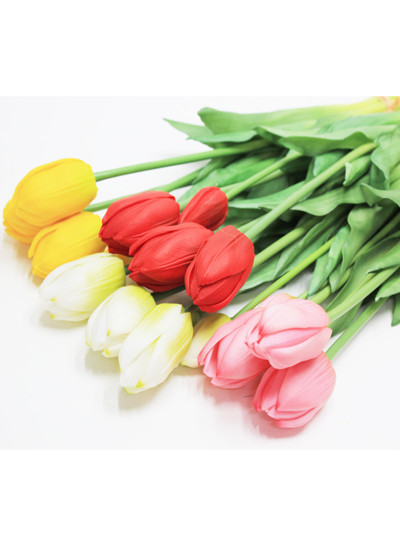 실리콘 튤립조화번들(5줄기)