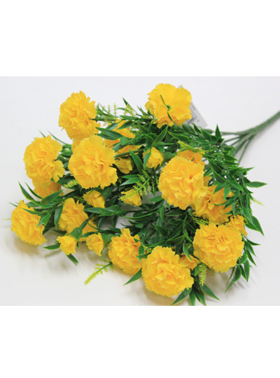 엔젤 미니카네이션부쉬조화(노랑)