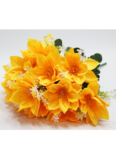 으아리부쉬조화(노랑)12줄기