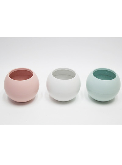 달항아리 플라스틱 화기(소)5개