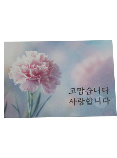 이지픽카드K(고맙,사랑)22장(8.5cm*6cm)