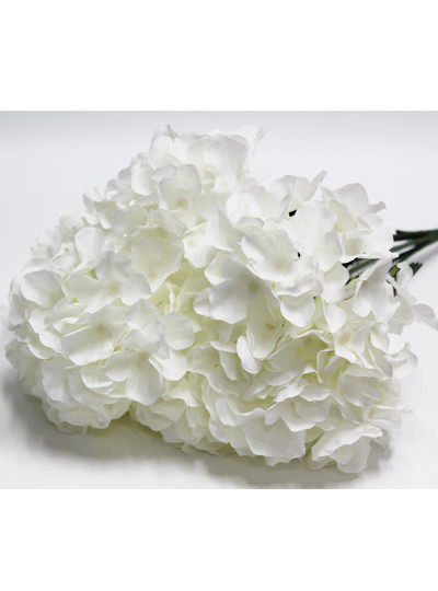 T수국부쉬 조화(크림)6줄기