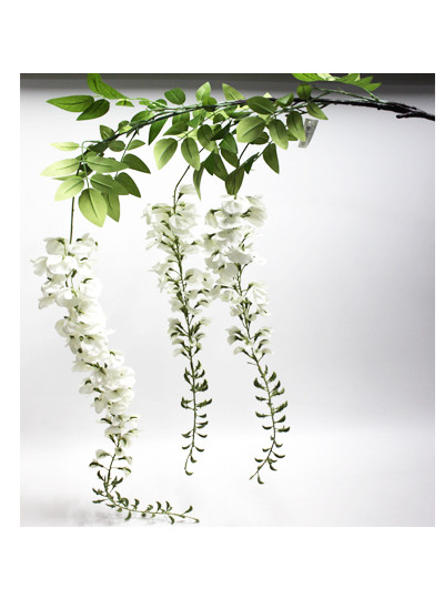 롱휘스테리아가지 조화(크림)