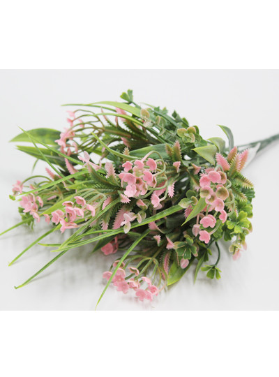 그라스물망초부쉬 조화(7줄기)핑크