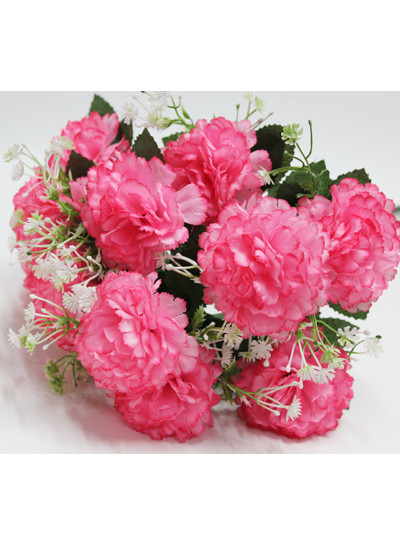 안개카네이션조화부쉬(핑크)12줄기