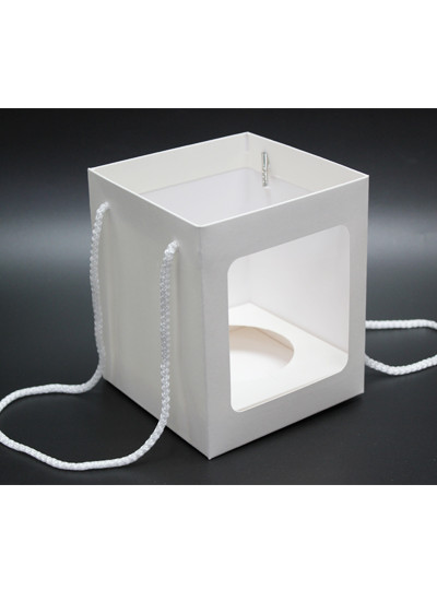 (화병중)종이창쇼핑백(화이트)5개