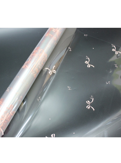 opp리본무늬포장지(핑크)30m(폭52cm)