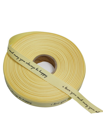 레터링 골직리본1.5cm(love,happy)50yd