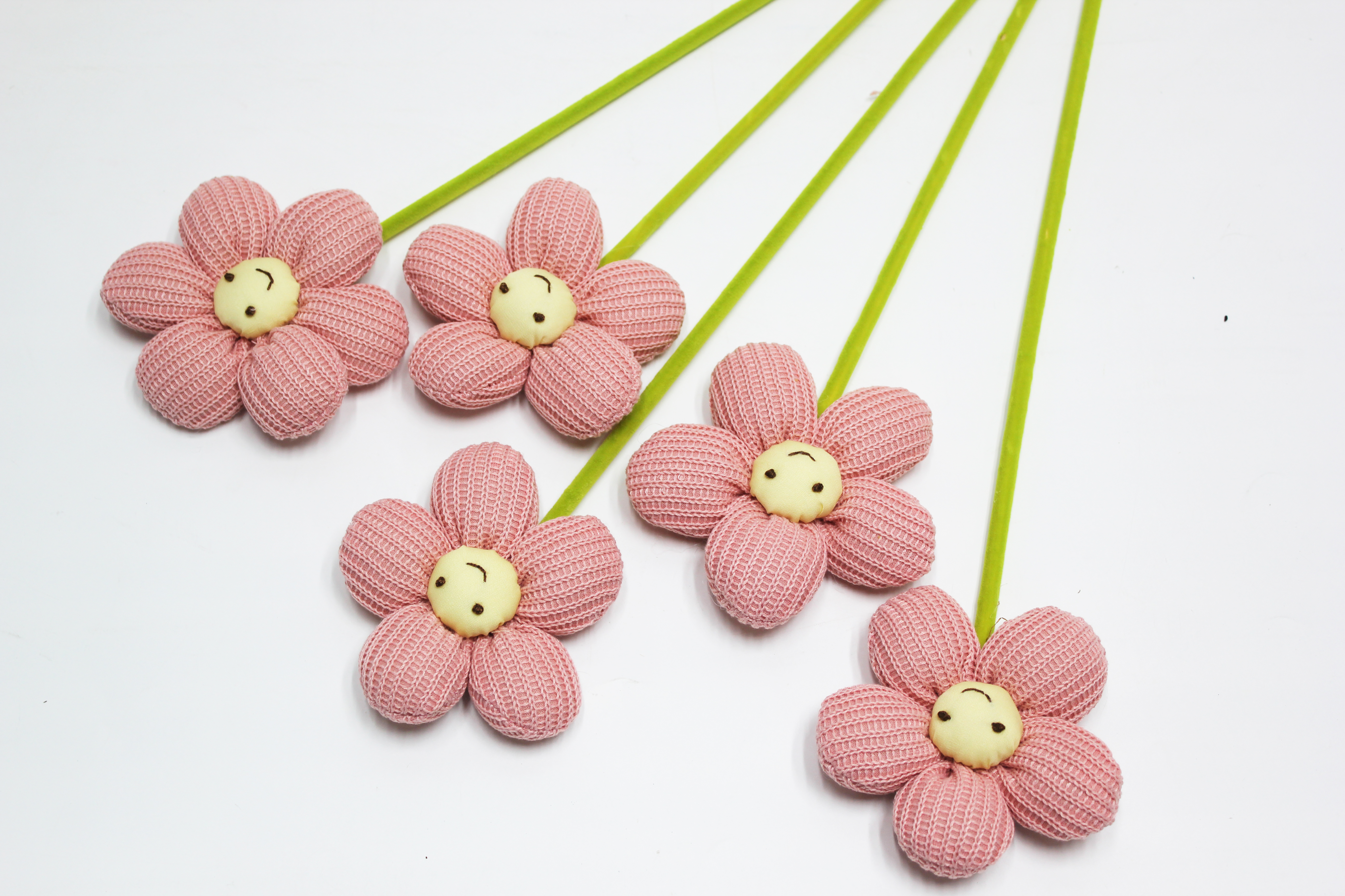 스마일꽃픽(핑크)5개