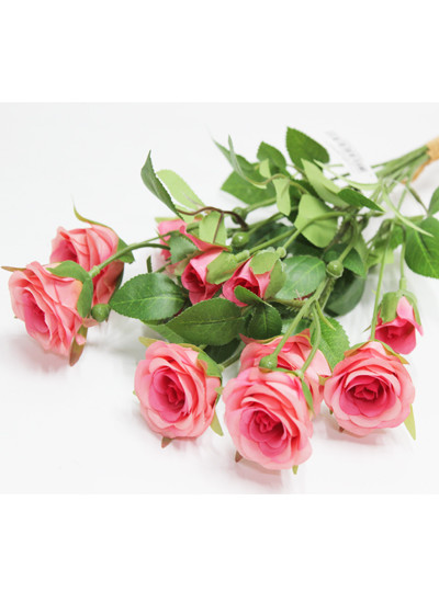 라비니로즈번들 조화(다크핑크)